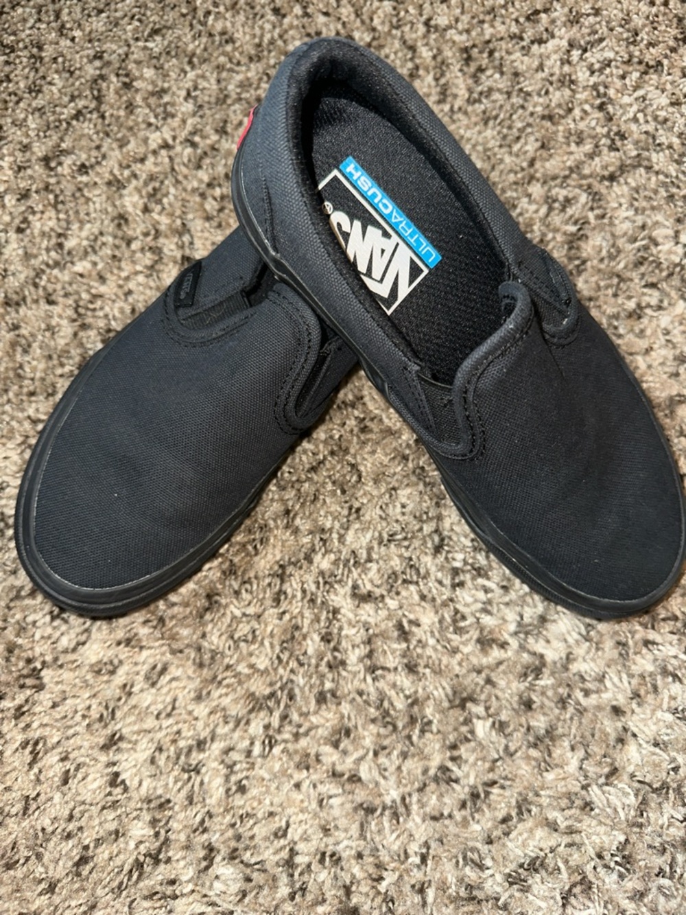 Vans Black Slip-On Canvas Sneakers